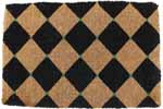 Black Diamonds Coir Door Mats